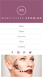 Mobile Screenshot of maquillateconmigo.com